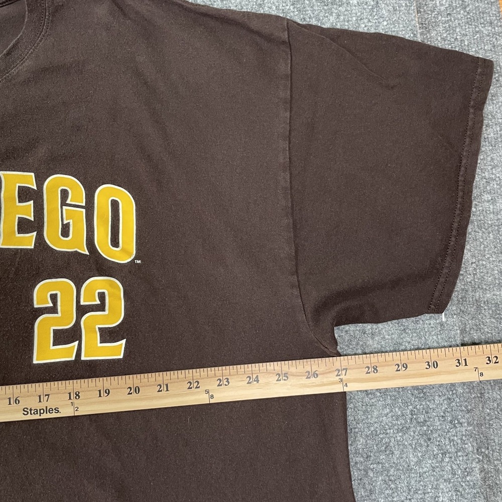 Majestic MLB Tee Shirt San Diego Padres Soto Yankees Tee 3XL Heavyweight Cotton - Picture 3 of 8